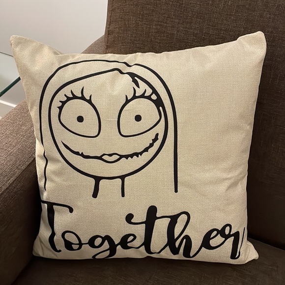 Set of Nightmare Before Christmas Square Decorative Throw Pillows - Picture 3 of 6